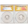 Image 2 : Set of 2014 Proof 1/4 oz & 1/2 oz Platinum JFK Apollo 11 Anniversary Medal ANACS MS69