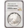 Image 1 : 1986-S Proof $1 American Silver Eagle Coin NGC PF69 Ultra Cameo