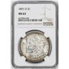 Image 1 : 1891-O $1 Morgan Silver Dollar Coin NGC MS63