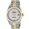 Image 2 : Rolex Ladies Two Tone Cream Jubilee Date Wristwatch