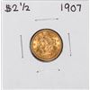 Image 1 : 1907 $2 1/2 Liberty Head Quarter Eagle Gold Coin