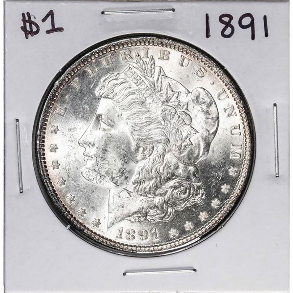 1891 $1 Morgan Silver Dollar Coin