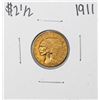 Image 1 : 1911 $2 1/2 Indian Head Quarter Eagle Gold Coin