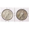 Image 2 : Lot of (2) 1934-S $1 Peace Silver Dollar Coins