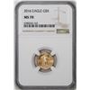 Image 1 : 2016 $5 American Gold Eagle Coin NGC MS70