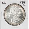 Image 1 : 1891-S $1 Morgan Silver Dollar Coin
