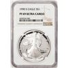 Image 1 : 1990-S Proof $1 American Silver Eagle Coin NGC PF69 Ultra Cameo