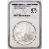 Image 1 : 2006-W $1 Burnished American Silver Eagle Coin NGCX Mint State 9.9