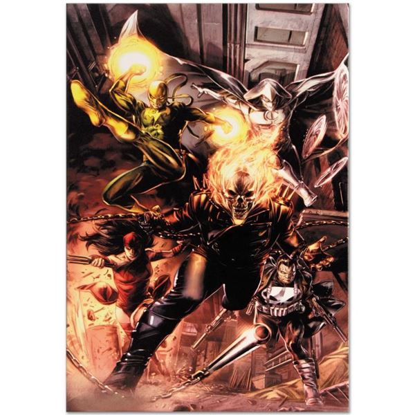 Marvel Comics "Heroes For Hire #1" Limited Edition Giclee On Canvas