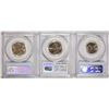 Image 2 : Lot of (3) Miscellaneous PCGS Slabbed Sample Coins