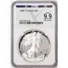 Image 1 : 1987-S $1 Proof American Silver Eagle Coin NGCX Proof 9.9 Ultra Cameo