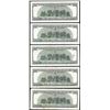 Image 2 : Lot of (5) 2006 $100 Federal Reserve Star Notes