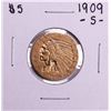 Image 1 : 1909-S $5 Indian Head Half Eagle Gold Coin