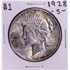 Image 1 : 1928-S $1 Peace Silver Dollar Coin