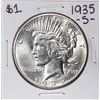 Image 1 : 1935-S $1 Peace Silver Dollar Coin