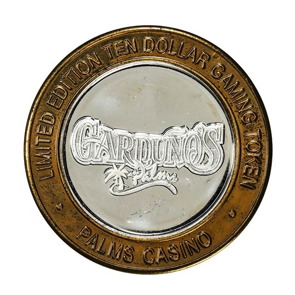 .999 Silver Palms Casino Las Vegas, Nevada $10 Limited Edition Gaming Token