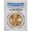 Image 1 : 1927 $20 St. Gaudens Double Eagle Gold Coin PCGS MS63