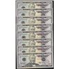 Image 1 : Lot of (8) 2004 $50 Federal Reserve Star Notes