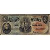 Image 1 : 1869 $5 Rainbow Woodchopper Legal Tender Note