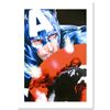 Image 1 : Marvel Comics "Captain America #37" Limited Edition Giclee On Canvas