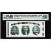 Image 1 : Circa 1970's Washington Center Giori Test Note PMG Gem Uncirculated 66EPQ