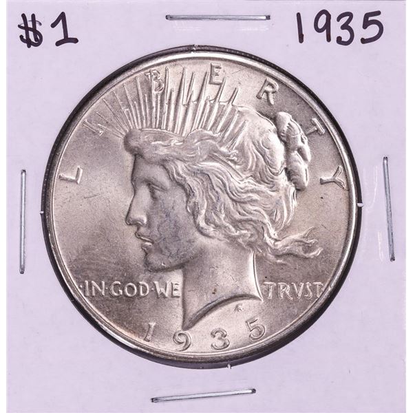 1935 $1 Peace Silver Dollar Coin