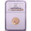 Image 1 : 1913 $5 Indian Head Half Eagle Gold Coin NGC MS61