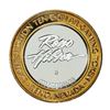 Image 2 : .999 Silver Reno Hilton Nevada $10 Casino Limited Edition Gaming Token