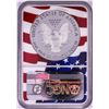 Image 2 : 2019-W $1 Proof American Silver Eagle Coin NGC PF70 Ultra Cameo Congratulations Flag