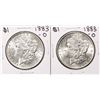 Image 1 : Lot of (2) 1883-O $1 Morgan Silver Dollar Coins