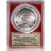 Image 2 : 2020-P $1 Basketball HOF Silver Dollar Coin PCGS PR70DCAM Bill Walton Signature FDOI