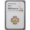 Image 1 : 2016 $5 American Gold Eagle Coin NGC MS70