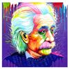 Image 1 : Alexander Ishchenko "Einstein" Original Acrylic on Canvas