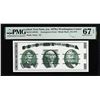 Image 1 : Circa 1970's Washington Center Giori Test Note PMG Superb Gem Uncirculated 67EPQ