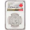 Image 1 : 1977 Canada $1 Silver Jubilee Commemorative Silver Dollar Coin NGC SP69