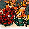 Image 2 : Avi Ben-Simhon "Sunflowers" Limited Edition Serigraph On Paper