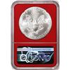 Image 2 : 2016-(S) $1 American Silver Eagle Coin NGC MS69 Struck at San Francisco Red Core