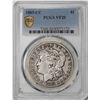 Image 1 : 1885-CC $1 Morgan Silver Dollar Coin PCGS VF20