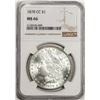 Image 1 : 1878-CC $1 Morgan Silver Dollar Coin NGC MS66