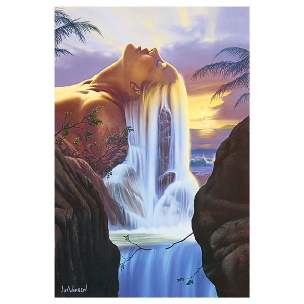 Jim Warren  Island Dreams  Limited Edition Giclee On Canvas