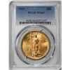 Image 1 : 1925 $20 St. Gaudens Double Eagle Gold Coin PCGS MS64