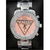 Image 2 : Brand New Ladies Silver Tone GUESS Watch with Crystal Face