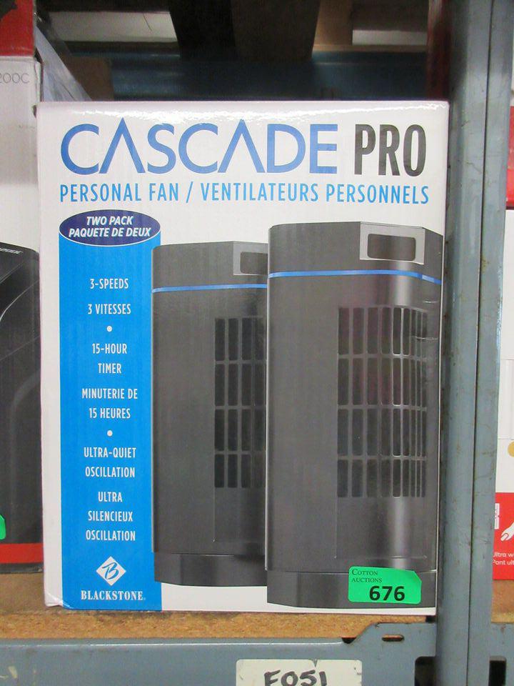 Cascade Box Fans Cascade Pro Personal Fan Twin Pack