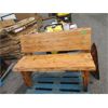 Image 1 : Handcrafted Solid Wood 44" Long Garden Bench