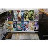 Image 1 : Box of approx. more than 300 comics including Doom, Wakanda, Green Arrow, X-Men, Black Panther, Just