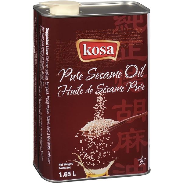 NEW 1.65L KOSA PURE TOASTED SESAME OIL