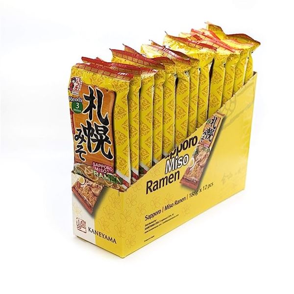 NEW CASE OF 12 ITSUKI SAPPORO MISO RAMEN - TWO