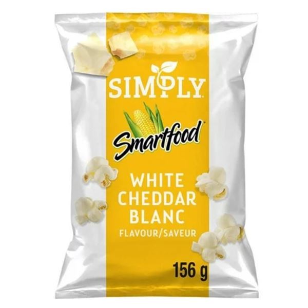 NEW CASE OF 10 FRITO-LAY SIMPLY SMART FOOD WHITE