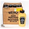 Image 1 : NEW CASE OF 8 BOTTLES OF HEINZ DIJON MUSTARD