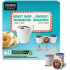 Image 1 : NEW CASE OF 40 KEURIG DONUT SHOP VARIETY PACKS OF